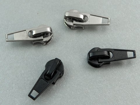 Suwak metalowy autolock spirala #7 - 10 szt Suwak metalowy autolock spirala #7 - 10 szt
