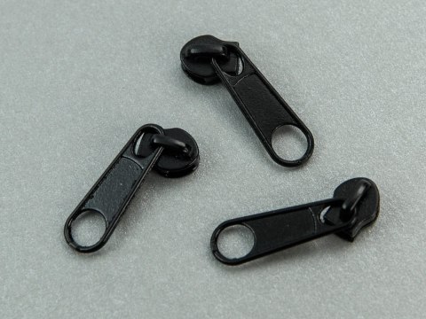 Suwak nonlock #3 metalowy czarny - 100 szt Suwak nonlock #3 metalowy czarny - 100 szt