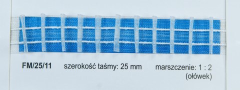 Taśma firanowa FM 025-11 Taśma firanowa FM 025-11