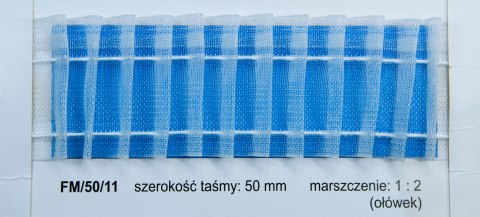 Taśma firanowa FM 050-11 Taśma firanowa FM 050-11