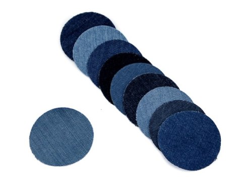 Łatki jeans koło 10 szt Łatki jeans koło 10 szt