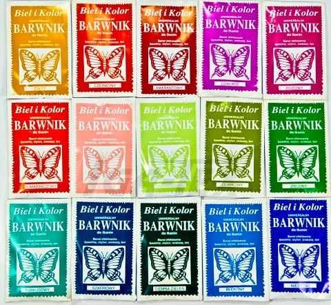 Uniwersalny barwnik do tkanin Uniwersalny barwnik do tkanin