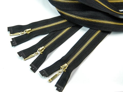 Zamek metalowy 60 cm #3 mosiądz rozdzielczy